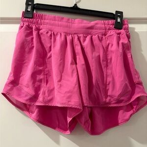Lululemon Women's Pink Hotty Hot Athletic Shorts